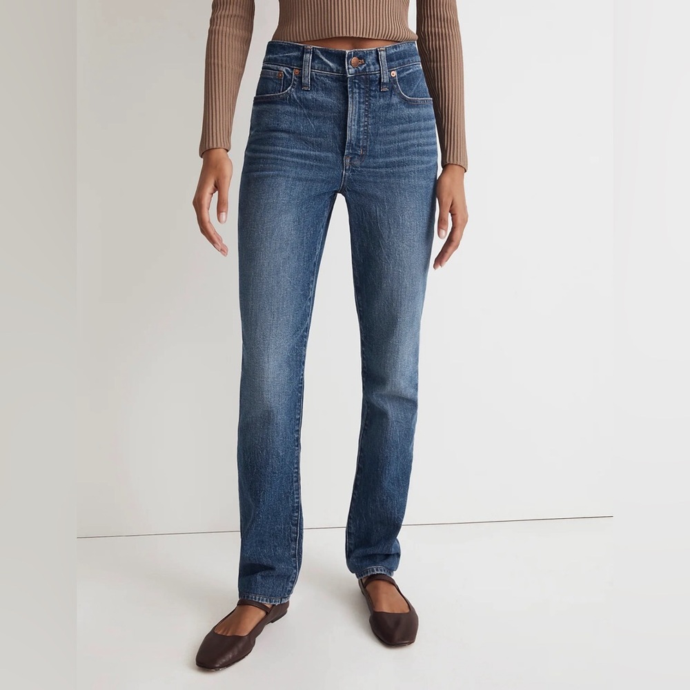 Madewell The Petite Perfect Vintage Jean In Decatur Wash Size 26 NWT